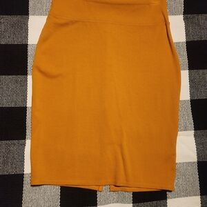 Mustard Yellow Women's Skirt